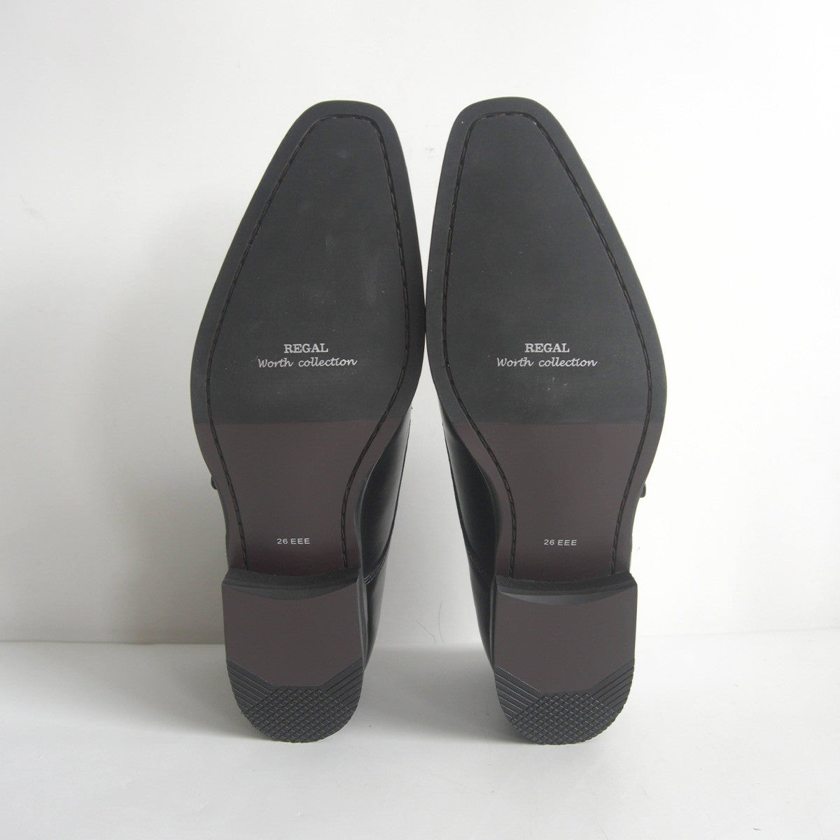 REGAL worth collection Monk Strap Leather Shoes Size 26EEE