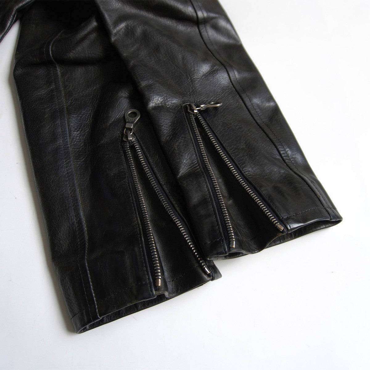 ISAMU KATAYAMA BACKLASH Single Rider's Leather Jacket Size M
