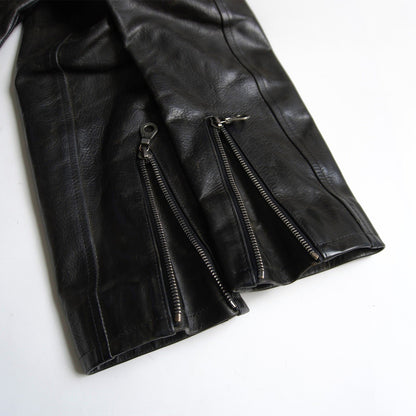 ISAMU KATAYAMA BACKLASH Single Rider's Leather Jacket Size M