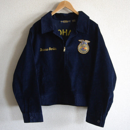 FFA Oklahoma Corduroy Embroidered Work Jacket Size M