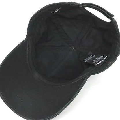 BALENCIAGA Black Cotton Rainbow Logo Baseball Cap Size L