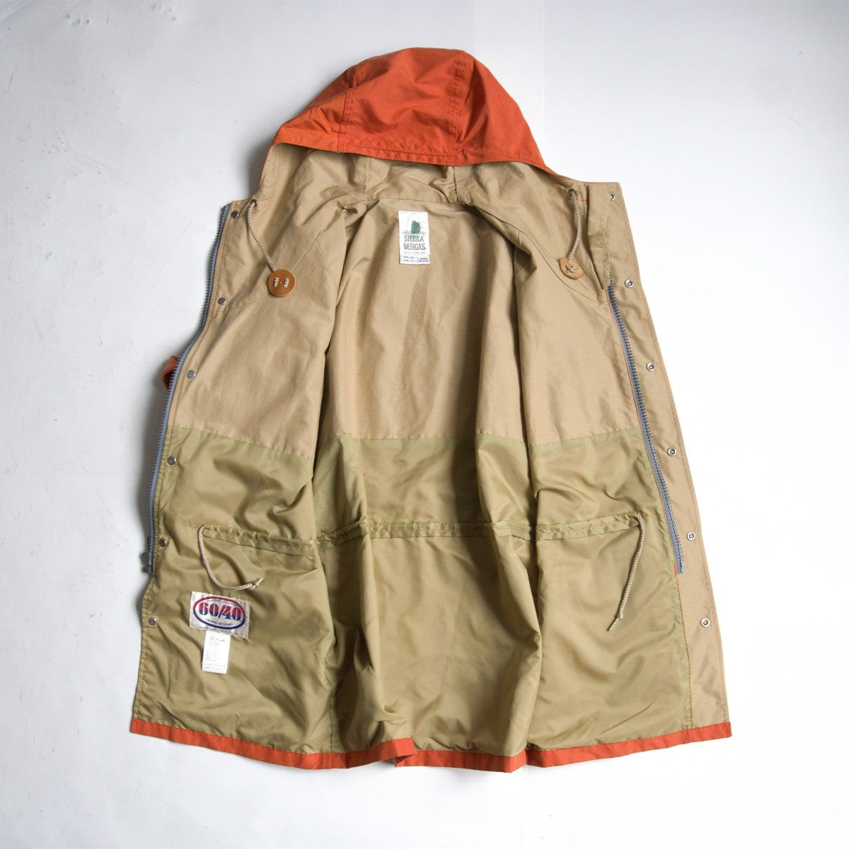 Sierra Designs USA-Made 60/40 Mountain Parka Orange Size S