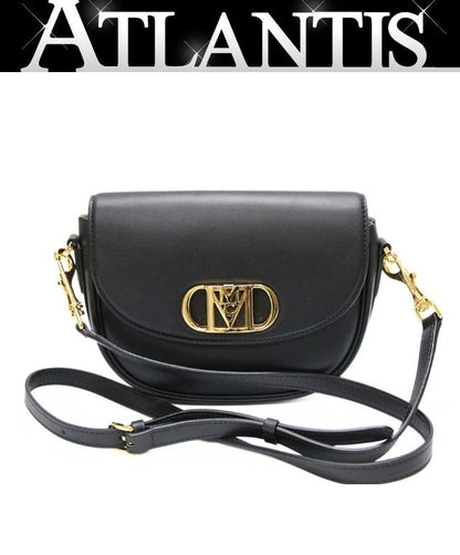 MCM Leather Shoulder Bag Black