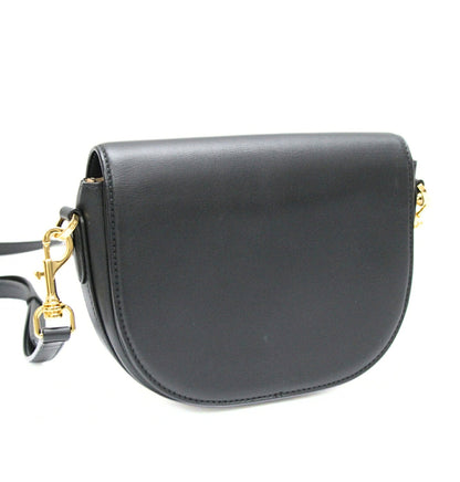 MCM Leather Shoulder Bag Black