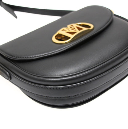 MCM Leather Shoulder Bag Black
