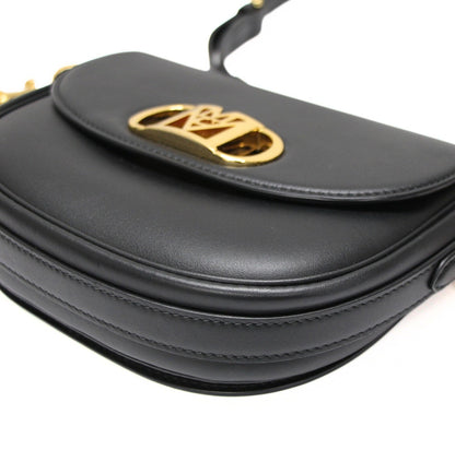 MCM Leather Shoulder Bag Black