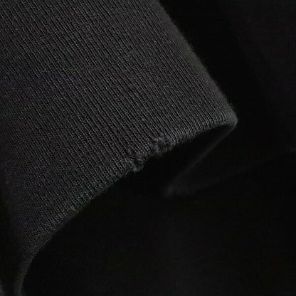 GUCCI Vintage Logo Cotton Hoodie Black Size L