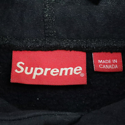 SUPREME supreme x Supreme 19SS Swarovski Crystal Box Logo Hoodie Black Size L