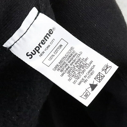 SUPREME supreme x Supreme 19SS Swarovski Crystal Box Logo Hoodie Black Size L