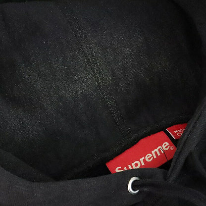 SUPREME supreme x Supreme 19SS Swarovski Crystal Box Logo Hoodie Black Size L