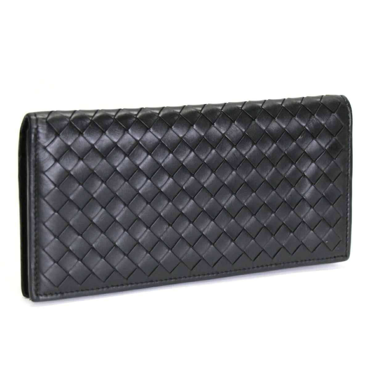 BOTTEGA VENETA Intrecciato Wallet Black