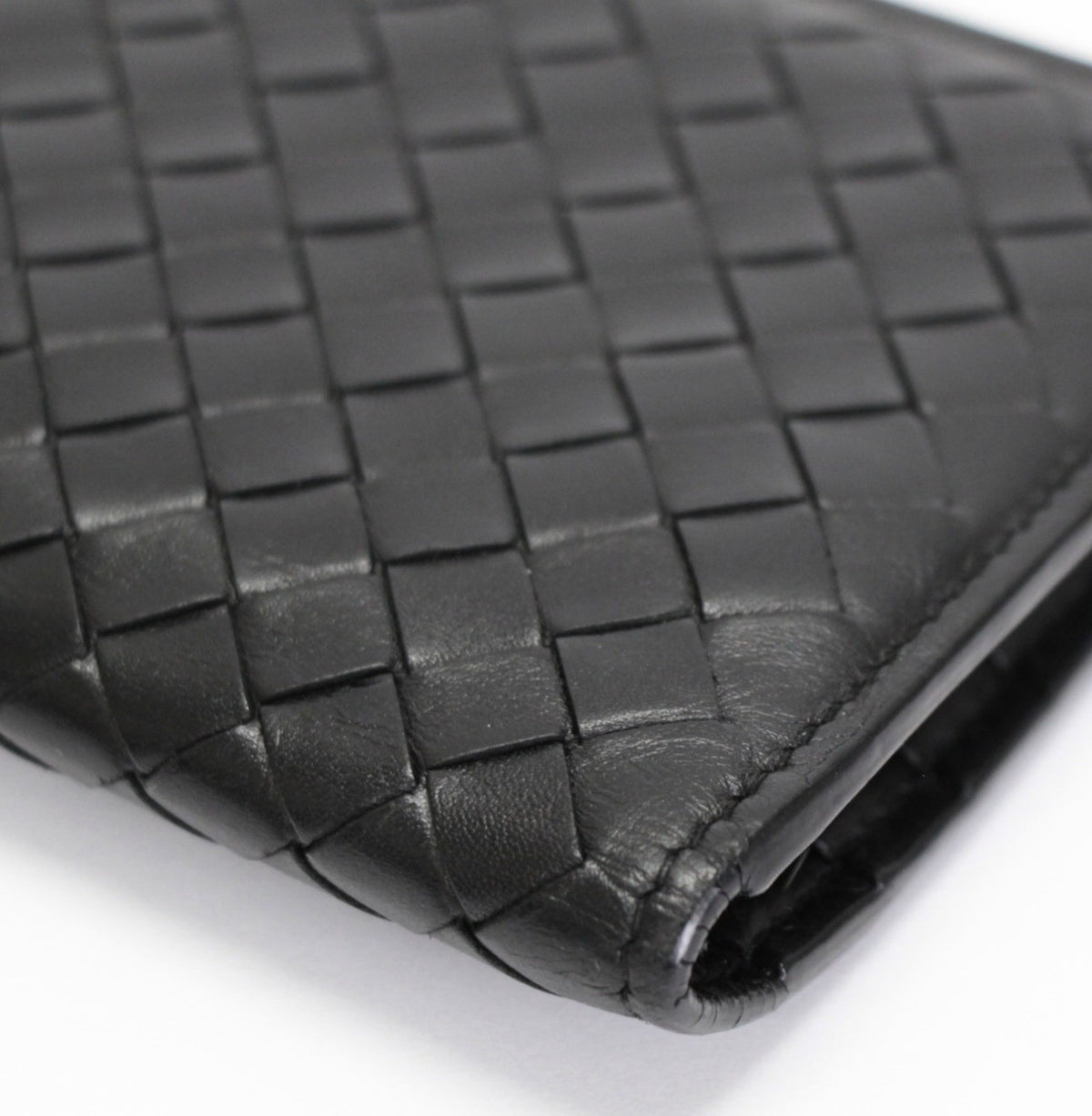 BOTTEGA VENETA Intrecciato Wallet Black