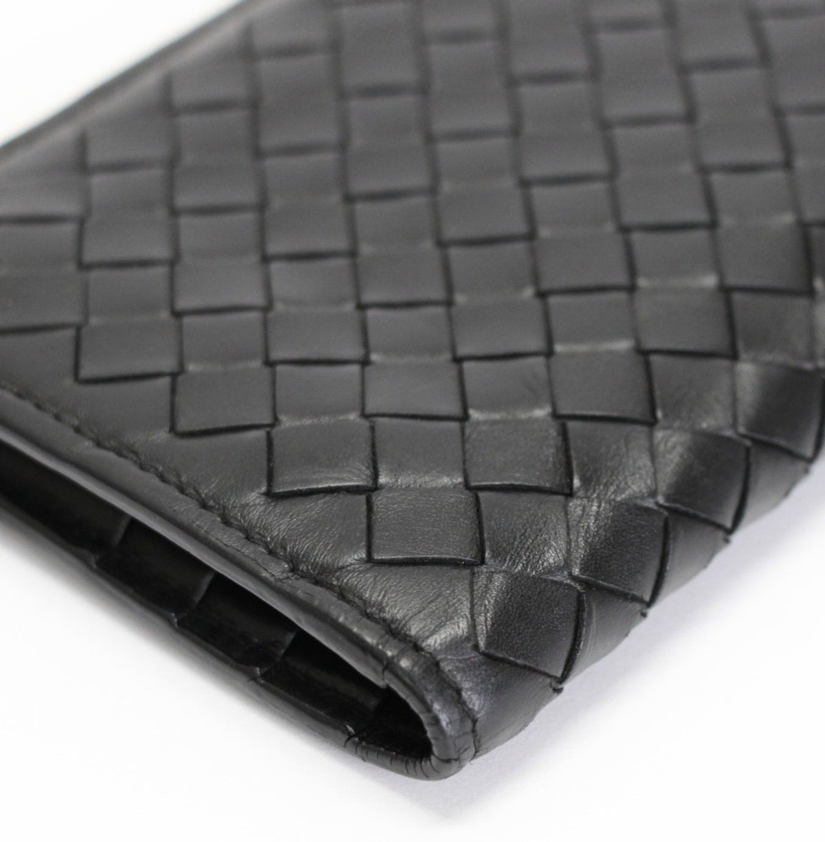 BOTTEGA VENETA Intrecciato Wallet Black