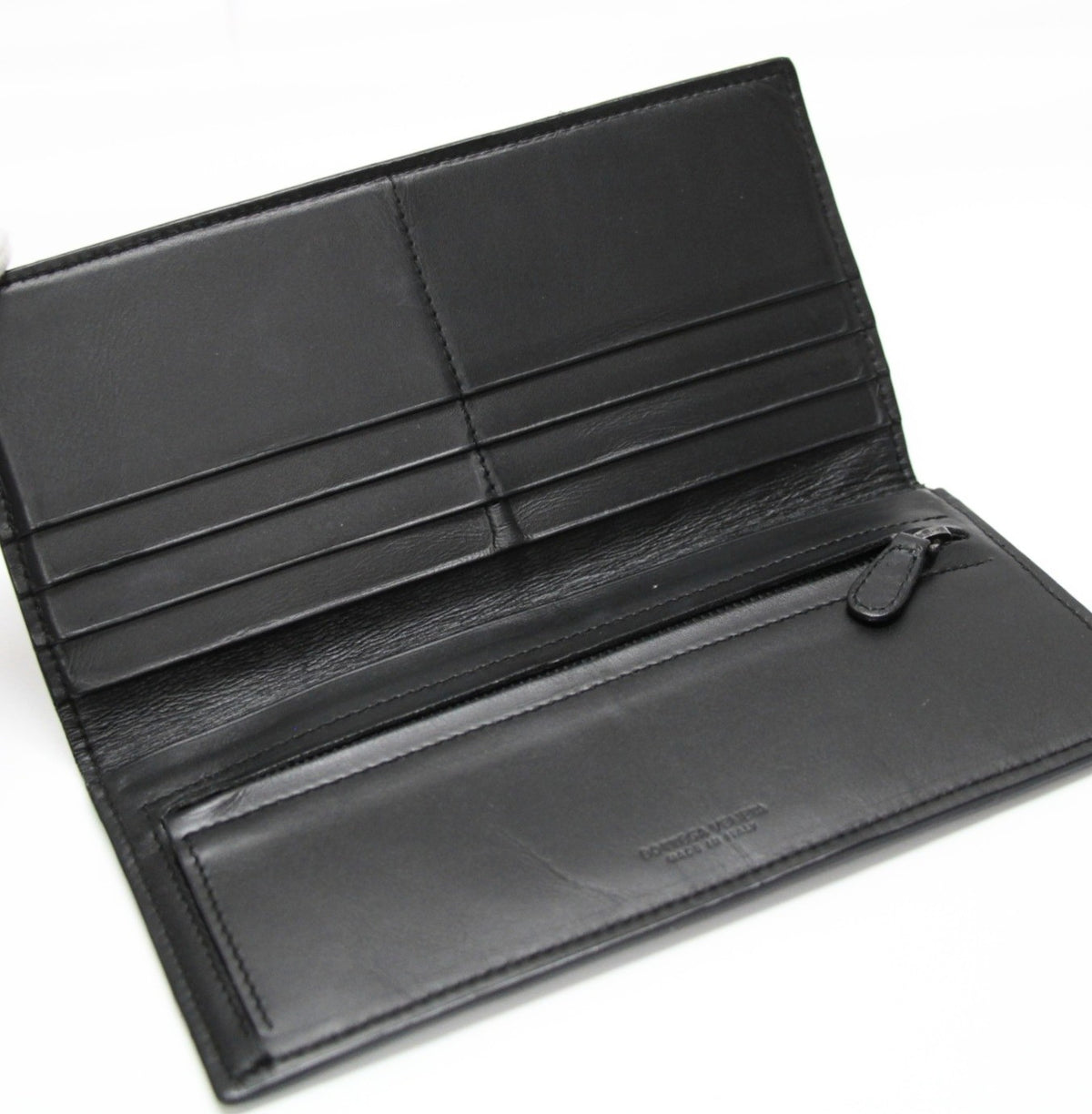BOTTEGA VENETA Intrecciato Wallet Black