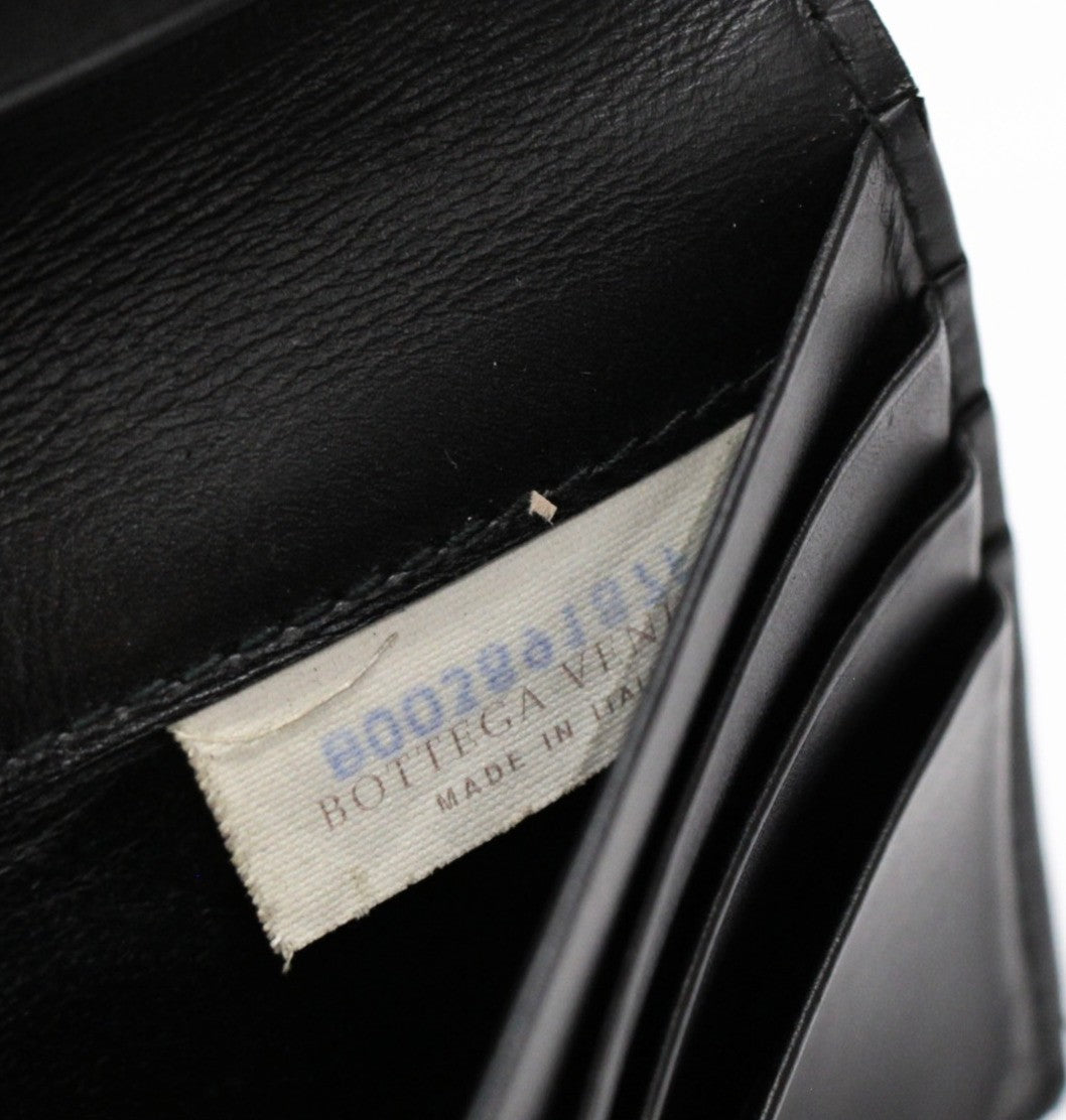 BOTTEGA VENETA Intrecciato Wallet Black