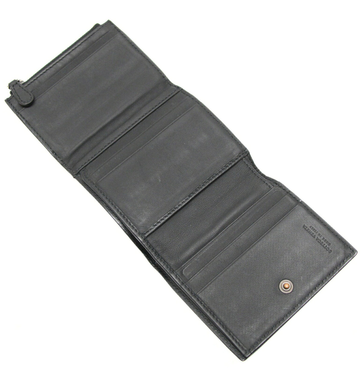 BOTTEGA VENETA Intrecciato Wallet Black