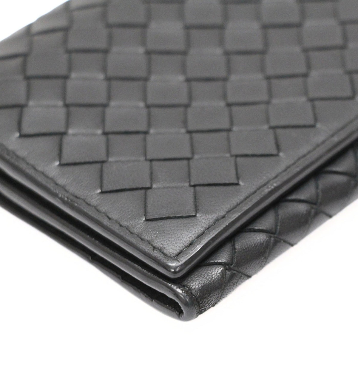 BOTTEGA VENETA Intrecciato Wallet Black