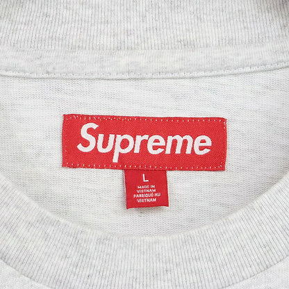 SUPREME 24SS Light Gray Cotton Pocket T-Shirt Size L