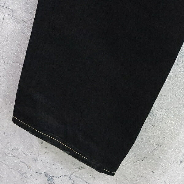 SAINT LAURENT PARIS 17SS Distressed Denim Black Size 31