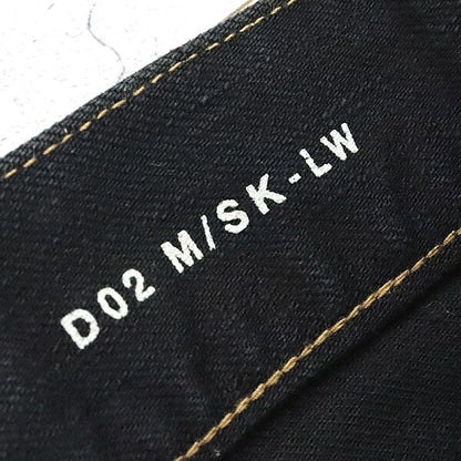 SAINT LAURENT PARIS 17SS Distressed Denim Black Size 31