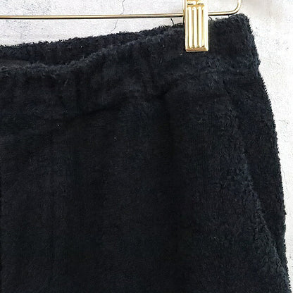 PRADA 22SS Triangle Logo Terry Shorts Black Size S