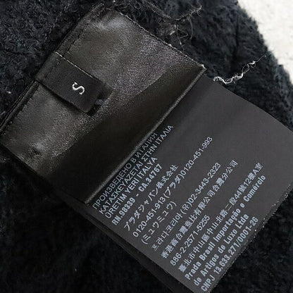 PRADA 22SS Triangle Logo Terry Shorts Black Size S