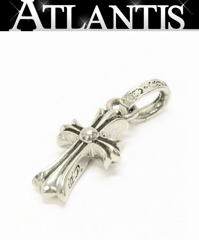 CHROME HEARTS Baby Fat Cross SV925 Pendant Silver