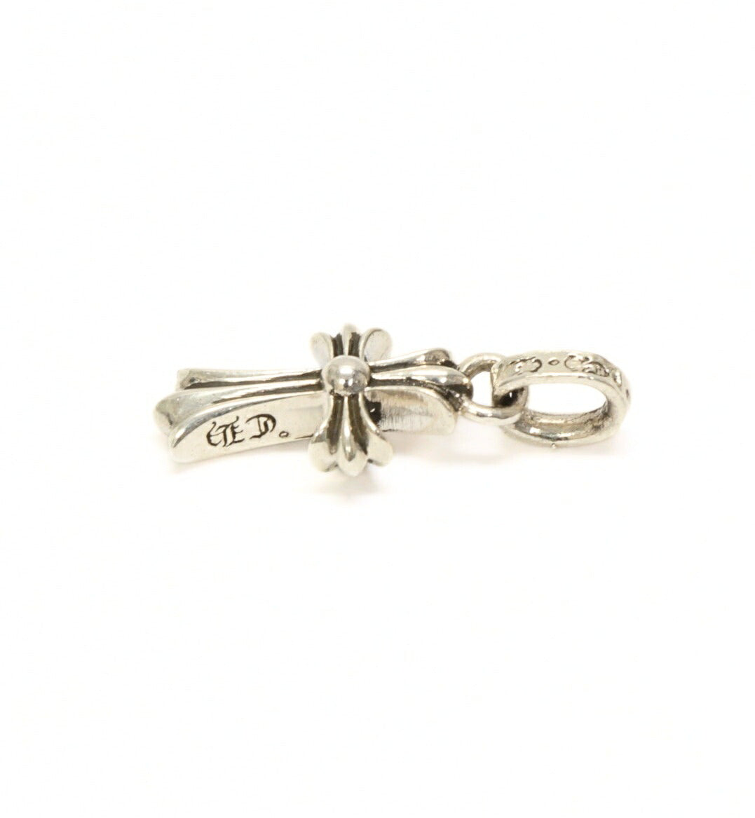 CHROME HEARTS Baby Fat Cross SV925 Pendant Silver