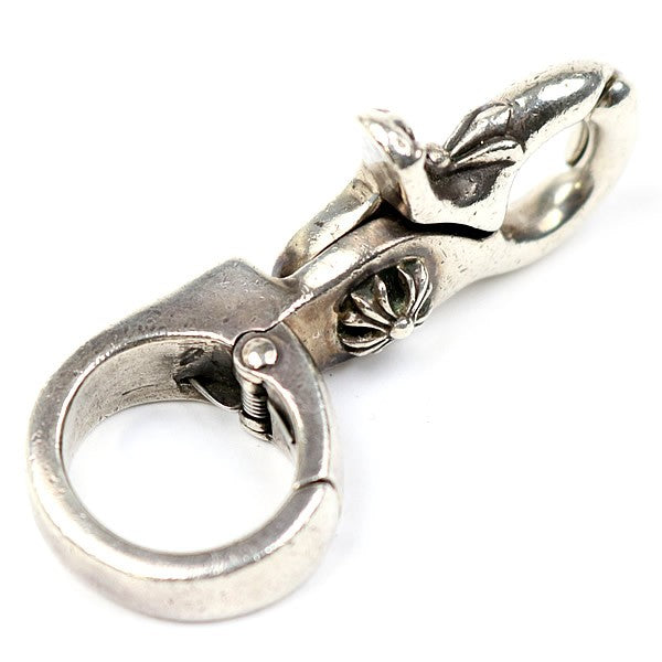 CHROME HEARTS Old Quick Clip Cross Ball SV925 Keychain Wallet