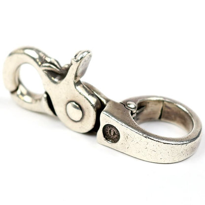 CHROME HEARTS Old Quick Clip Cross Ball SV925 Keychain Wallet