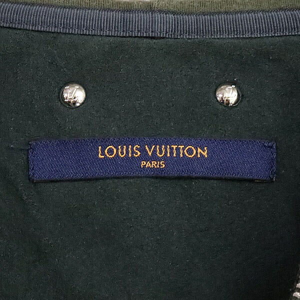 Louis Vuitton LV Circle Logo Cotton Hoodie Khaki Size M