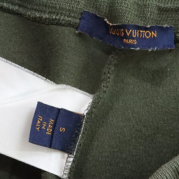 Louis Vuitton LV Circle Logo Cotton Hoodie Khaki Size M