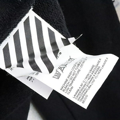 OFFWHITE 19SS Multi-color Cotton Zip Hoodie Black Size S
