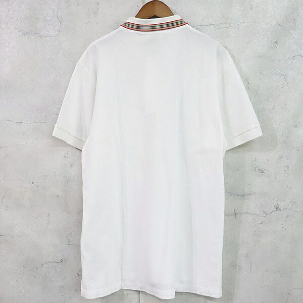 BURBERRY Pierson Icon Stripe Collar Pique Polo Size LG