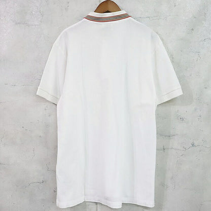 BURBERRY Pierson Icon Stripe Collar Pique Polo Size LG