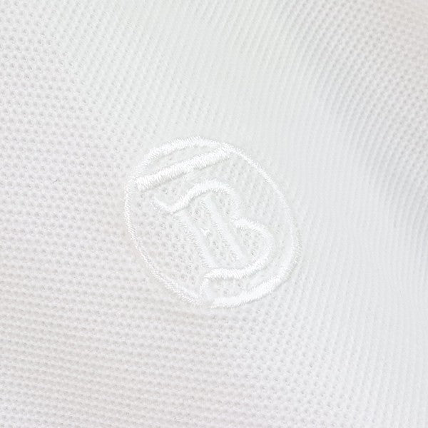 BURBERRY Pierson Icon Stripe Collar Pique Polo Size LG