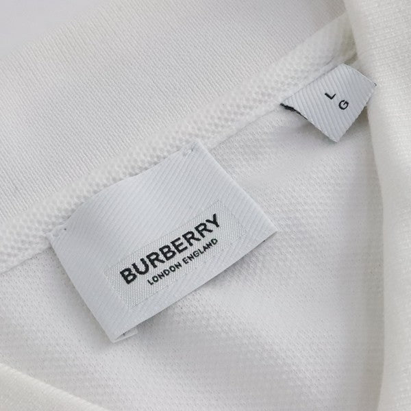 BURBERRY Pierson Icon Stripe Collar Pique Polo Size LG