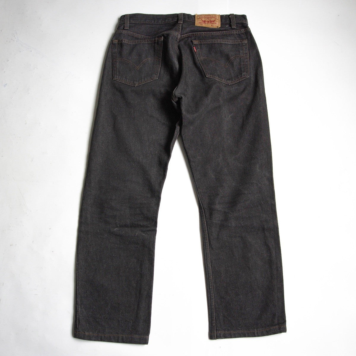 LEVI'S 80s 501 Pre-Dyed Black Denim Jeans Made in Size 33×30