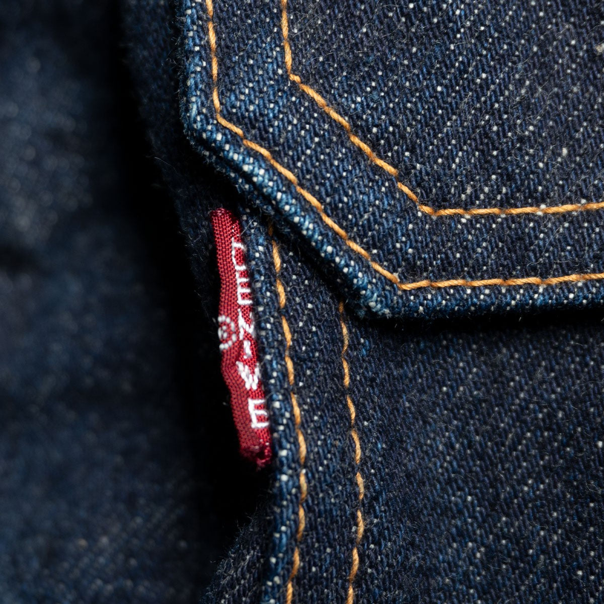 DENIME 507 2nd Type Split Back Dark Indigo Denim Size L
