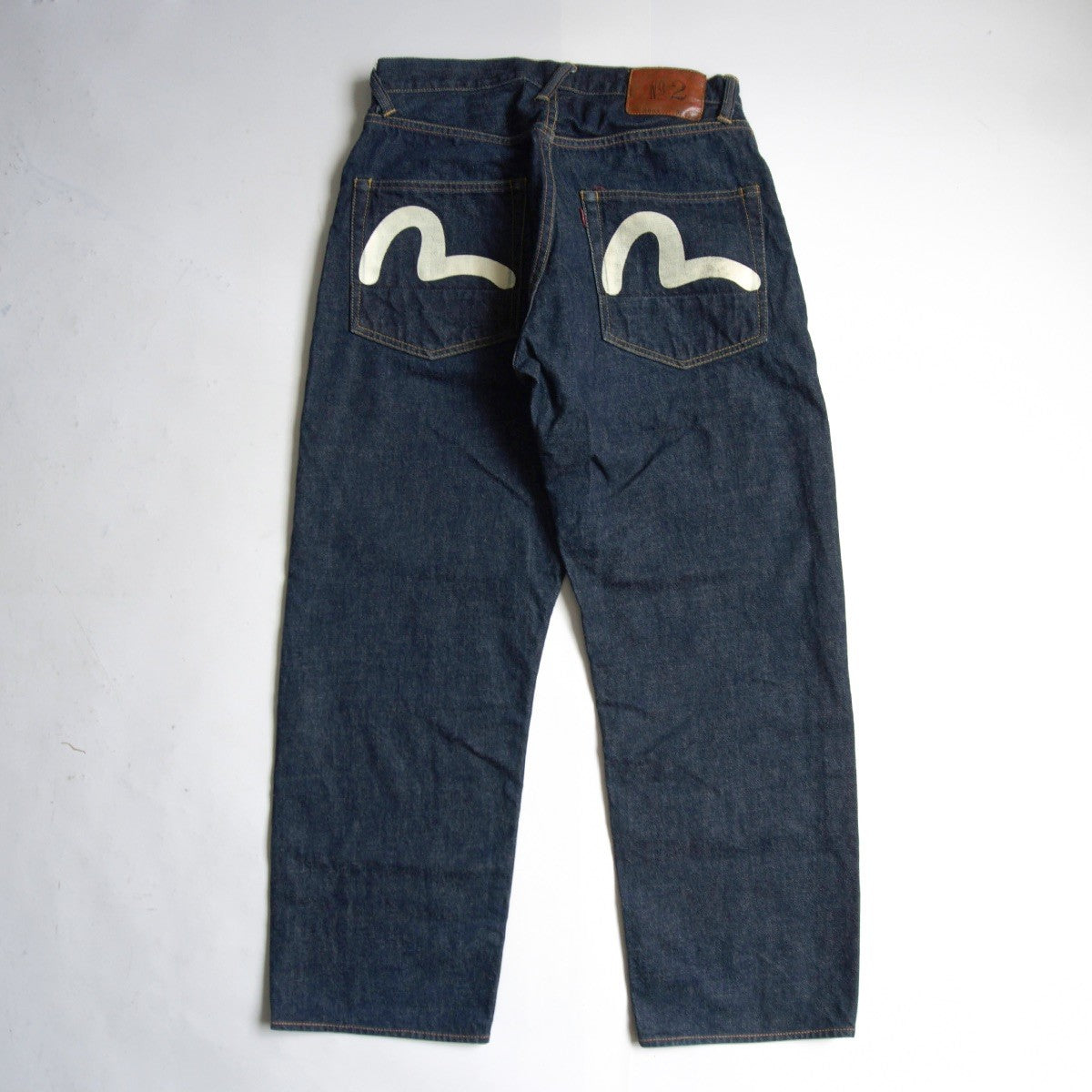 EVISU LOT.2001 Dark Indigo Seagull Stitch Denim Size 36×35