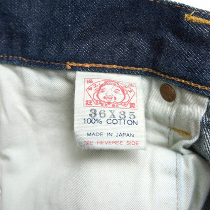 EVISU LOT.2001 Dark Indigo Seagull Stitch Denim Size 36×35