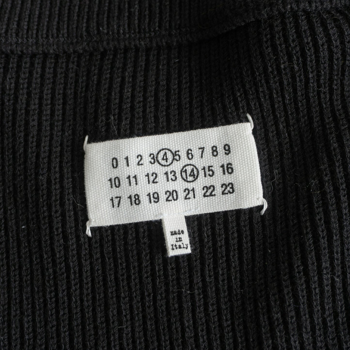 Maison Margiela 23SS Driver's Knit Black Size XL