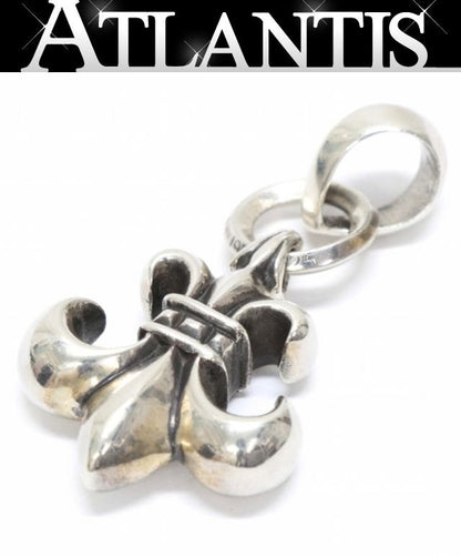 CHROME HEARTS BS Fleur With Bail Silver Pendant