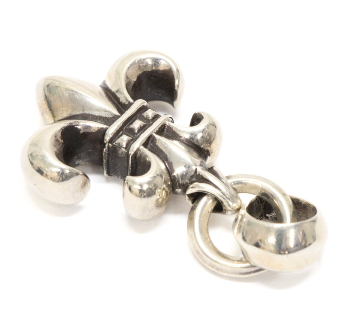 CHROME HEARTS BS Fleur With Bail Silver Pendant