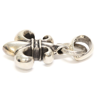 CHROME HEARTS BS Fleur With Bail Silver Pendant