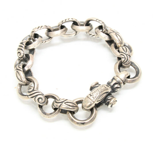 Leonard Kamhout LONE ONES Silver 925 Raven Bracelet