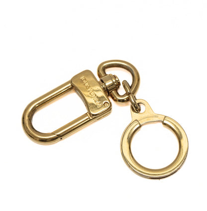 LOUIS VUITTON Anocle Keyring Gold Metal