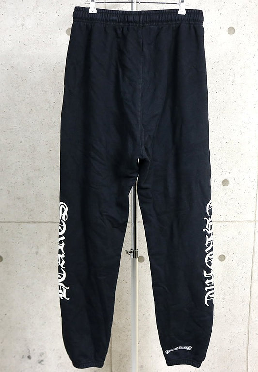 CHROME HEARTS Old English Horseshoe Sweatpants Black Size L