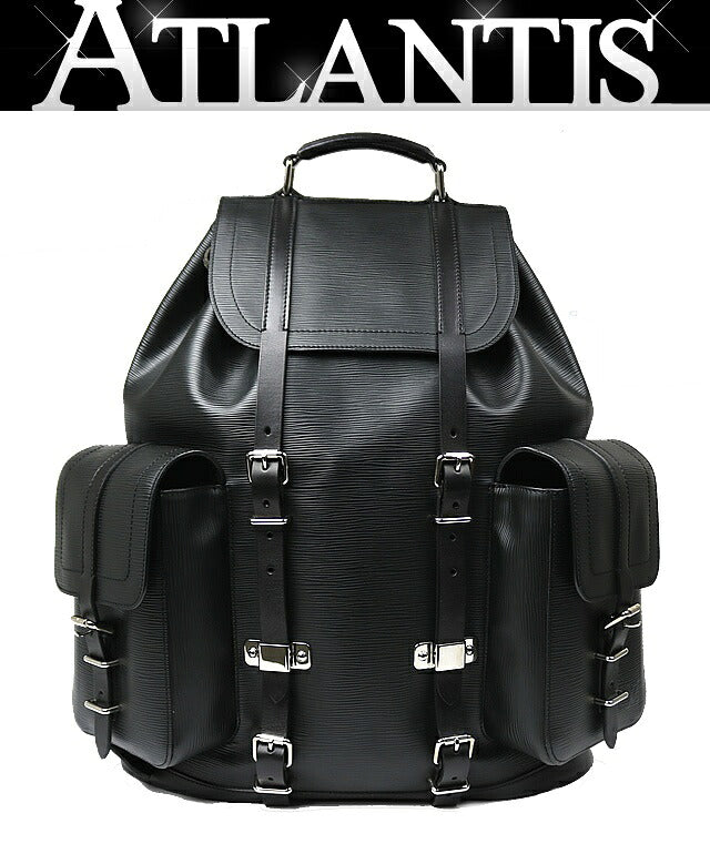 Louis Vuitton Epi Christopher GM Backpack Black