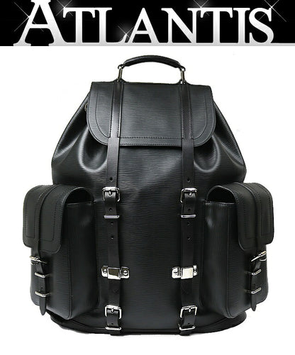 Louis Vuitton Epi Christopher GM Backpack Black